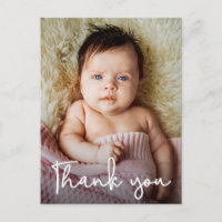 Faire-part de naissance de Baby shower photo verti