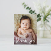 Carte Postale Faire-part de naissance de Baby shower photo verti (Debout devant)