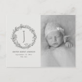 Carte postale faire-part de naissance de la couron (Devant)