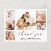 Carte Postale Faire-part de naissance moderne avec plusieurs pho (Devant)