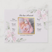 Carte Postale Faire-part de naissance photo (Devant)