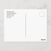 Carte Postale Faire-part de naissance photo bébé (Dos)