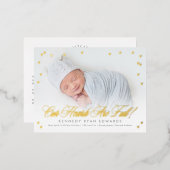 Carte postale Faire-part de naissance pour bébé à  (Recto/Verso)