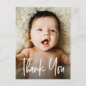 Carte Postale Faire part de naissance Remerciement pour des phot (Devant)