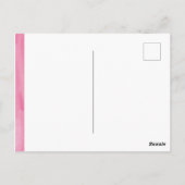 Carte postale Faire-part de naissance Watercolor (Dos)