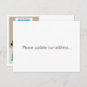 Carte Postale Faire-part de nouvelle adresse (Devant / Derrière)