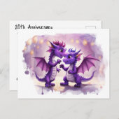 Carte Postale *~* Faire-part de photo fantaisiste Dragon AP48 Ca (Devant / Derrière)