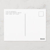 Carte Postale Faire-part de remise de diplôme avec clichés photo (Dos)