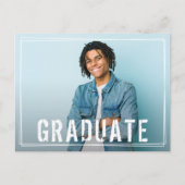 Carte Postale Faire part de remise de diplôme avec photo de styl (Devant)