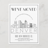Déco moderne de Denver Skyline | Changement d'adr