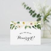 Carte Postale Faire-part Demande à être Demoiselle d'Honneur avec cette Pro (Debout devant)