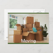 Carte Postale Faire-part Déménagement (Devant / Derrière)