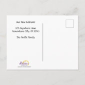 Carte Postale Faire-part Déménagement (Dos)