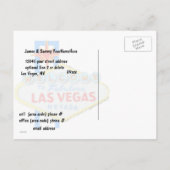 Carte Postale Faire-part Déménagement à Las Vegas (Dos)