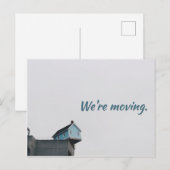 Carte Postale Faire-part Déménagement changement d'adresse déménagement mai (Devant / Derrière)