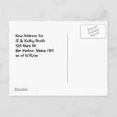 Carte Postale Faire-part Déménagement dans le Maine Changement d'adresse Vi (Dos)