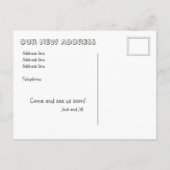 Carte Postale Faire-part Déménagement Nouveau foyer Enfants Vintages CC0084 (Dos)