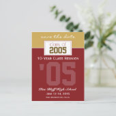 Carte Postale Faire-part d'enregistrement de la réunion de class (Debout devant)