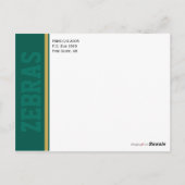 Carte Postale Faire-part d'enregistrement de la réunion de class (Dos)