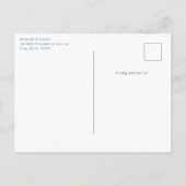 Carte Postale Faire-part Dentistesse dentaire Médicale Image Graduation (Dos)