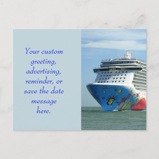 Carte Postale Faire-part Départ Breakaway En Route Personnalisé (Devant)