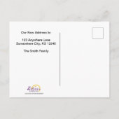 Carte Postale Faire-part Déplacement (Dos)