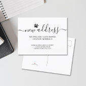 Carte Postale Faire-part Déplacement de chiens