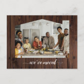 Carte Postale Faire-part Déplacement Maison antique (Devant)