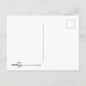 Carte Postale Faire-part Dernière édition rose à venir pour la grossesse (Dos)