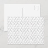 Carte Postale Faire-part design décoratif Neuf (Devant / Derrière)