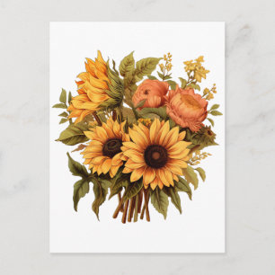 Carte Postale Faire-part Design noir unique pour les amateurs de blanc