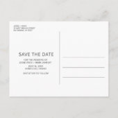 Carte Postale Faire-part Destination Beach Wedding Enregistrer la date (Dos)
