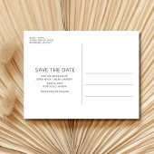 Carte Postale Faire-part Destination Beach Wedding Enregistrer la date