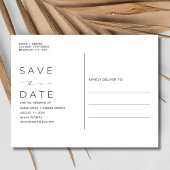 Carte Postale Faire-part Destination Beach Wedding Photo Enregistrer la dat