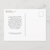 Carte Postale Faire-part Destination mariage enregistrer la date (Dos)