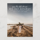 Carte Postale Faire-part Destination mariage enregistrer la date (Devant)