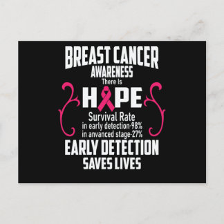 Carte Postale Faire-part Détection précoce sauve des vies Sensibilisation a