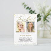 Carte postale Faire-part d'études (Debout devant)