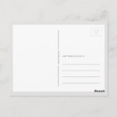 Carte postale Faire-part d'études sur la triade (Dos)