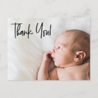 Deuxième bébé script personnalisé de remerciement