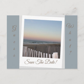 Carte Postale Faire-part Devinez quoi? Sauvegarder la date