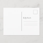 Carte Postale Faire-part Dîner d'action de grâces Automne Fête de la couron (Dos)