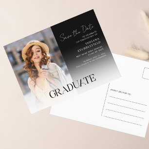 Carte Postale Faire-part Diplôme 2026 Photo Grad Enregistrer la Date