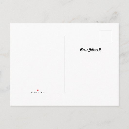 Carte Postale Faire-part Diplômé Baseball Navy & Or (Dos)