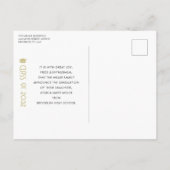 Carte Postale Faire-part Diplômé de collage moderne Diplômé Photo Annonce (Dos)