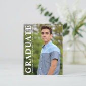 Carte Postale Faire-part Diplômé de la promotion de photo moderne (Debout devant)