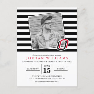 Carte Postale Faire-part Diplômé de l'UNO Mavericks