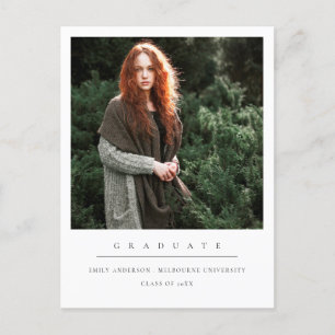 CARTE POSTALE FAIRE-PART DIPLÔME DE PHOTO MODERNE ET PROPRE