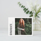 CARTE POSTALE FAIRE-PART DIPLÔME DE PHOTOGRAPHIE MODERNE ET MODERNE (Debout devant)