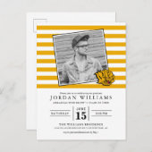 Carte Postale Faire-part Diplômé des UAPB Golden Lions (Devant / Derrière)